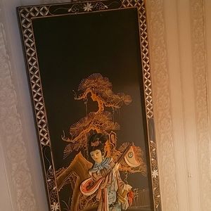 Asian Mother Of Pearl wall hanging decoration